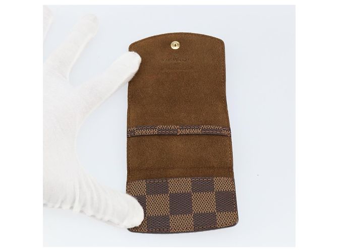 LOUIS VUITTON Damier Ebene Cuff Case LV Auth 146166 - view 8