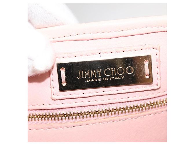 Jimmy Choo Studs Tote Bag aus Leder in Rosa Auth BA6901 Pink - Ansicht 10