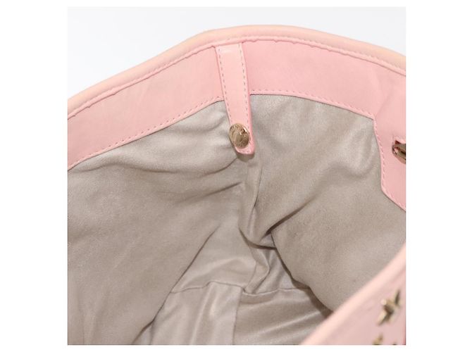 Jimmy Choo Studs Tote Bag aus Leder in Rosa Auth BA6901 Pink - Ansicht 18