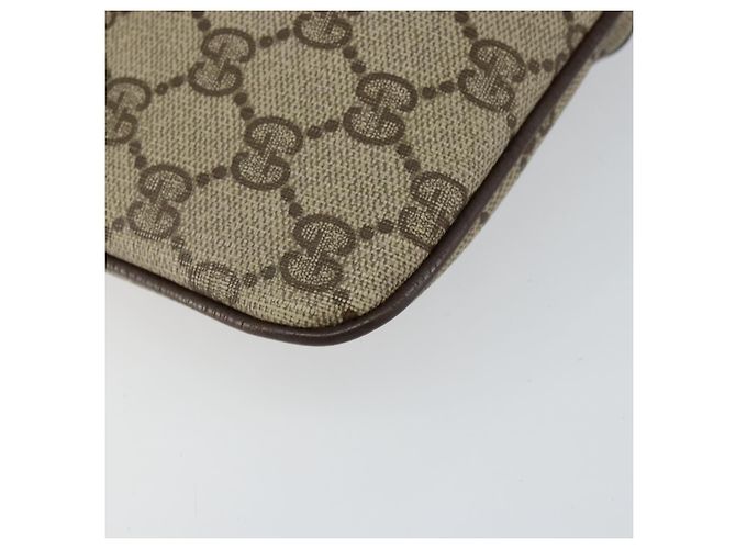 Borsa Sherry Line GG Supreme Web di GUCCI in PVC beige e oro 904 02 047 Auth 146261 D'oro - vista 14