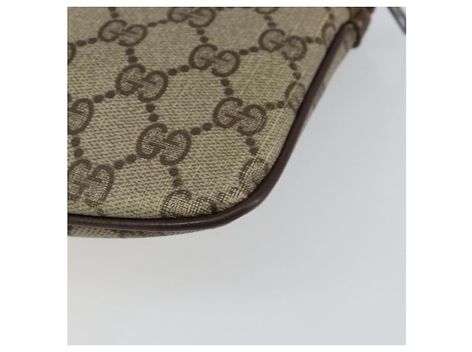 Borsa Sherry Line GG Supreme Web di GUCCI in PVC beige e oro 904 02 047 Auth 146261 D'oro - vista 15