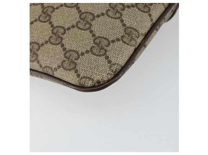 Borsa Sherry Line GG Supreme Web di GUCCI in PVC beige e oro 904 02 047 Auth 146261 D'oro - vista 16