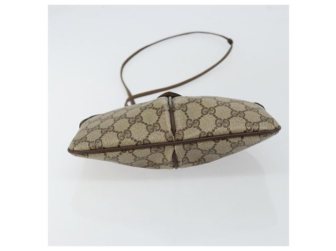 Borsa Sherry Line GG Supreme Web di GUCCI in PVC beige e oro 904 02 047 Auth 146261 D'oro - vista 5