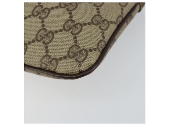 Borsa Sherry Line GG Supreme Web di GUCCI in PVC beige e oro 904 02 047 Auth 146261 D'oro - vista 9