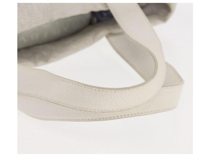 Bulgari Borsa Tote BVLGARI Logo mania in tela argento e bianco Auth BA6909 - vista 8