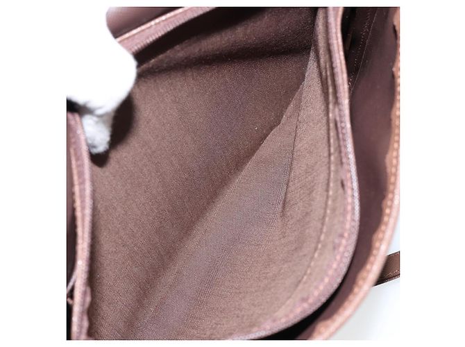 Autre Marque Borsa a Spalla Burberrys Nova Check in Tela Beige Oro Auth bs29991 D'oro - vista 20