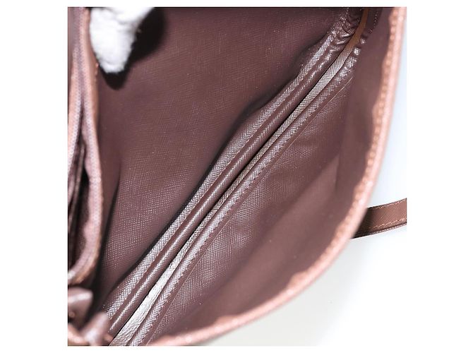 Autre Marque Borsa a Spalla Burberrys Nova Check in Tela Beige Oro Auth bs29991 D'oro - vista 21
