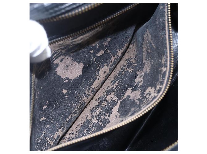 LOUIS VUITTON Borsa a Spalla Epi Trocadero 27 Nera M52312 LV Auth BA6694 Nero - vista 11
