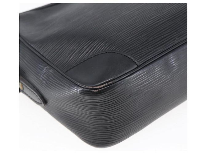 LOUIS VUITTON Borsa a Spalla Epi Trocadero 27 Nera M52312 LV Auth BA6694 Nero - vista 16