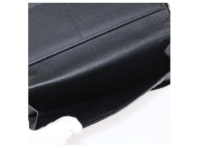Cartera Vertical Zippy Damier Graphite LOUIS VUITTON N63095 Auth LV am9286 Damier ebene - vista 10