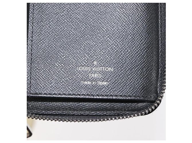 Cartera Vertical Zippy Damier Graphite LOUIS VUITTON N63095 Auth LV am9286 Damier ebene - vista 17