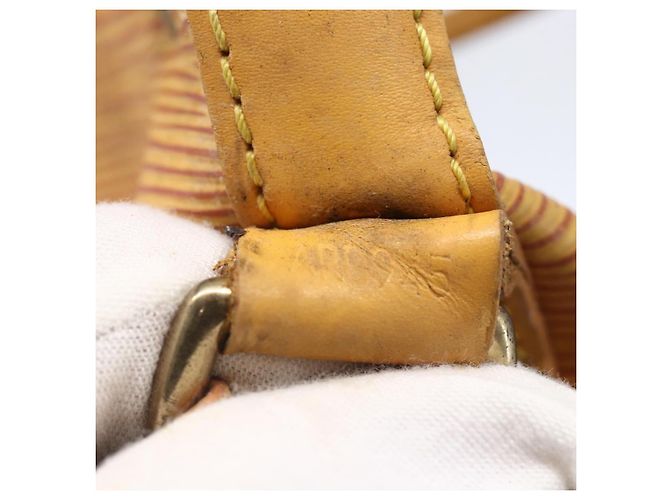 Noe LOUIS VUITTON Borsa a Spalla Petit Noé Epi Gialla M44109 LV Auth BA6681 Giallo - vista 12