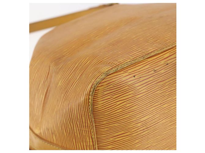 Noe LOUIS VUITTON Borsa a Spalla Petit Noé Epi Gialla M44109 LV Auth BA6681 Giallo - vista 16