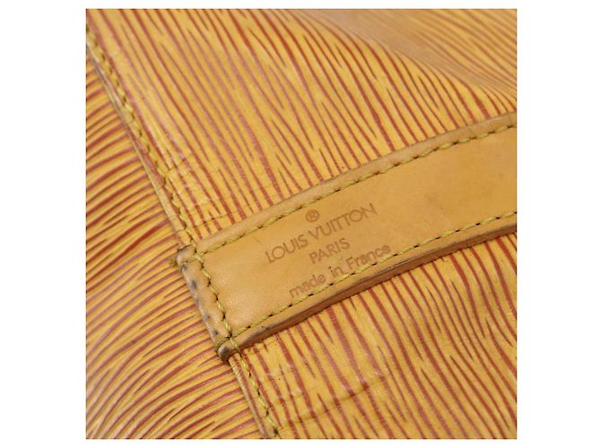 Noe LOUIS VUITTON Borsa a Spalla Petit Noé Epi Gialla M44109 LV Auth BA6681 Giallo - vista 17