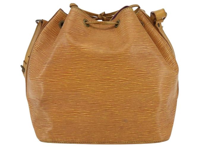 Noe LOUIS VUITTON Borsa a Spalla Petit Noé Epi Gialla M44109 LV Auth BA6681 Giallo - vista 2