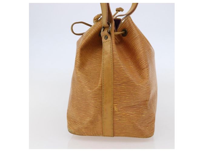Noe LOUIS VUITTON Borsa a Spalla Petit Noé Epi Gialla M44109 LV Auth BA6681 Giallo - vista 4