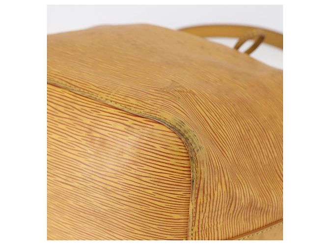 Noe LOUIS VUITTON Borsa a Spalla Petit Noé Epi Gialla M44109 LV Auth BA6681 Giallo - vista 9