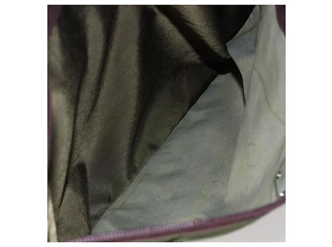 PRADA Tote Bag aus Nylon Khaki Silber authentisch bs29971 - Ansicht 23