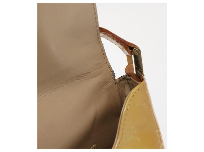 LOUIS VUITTON Borsa Thompson Street Monogram Vernis Beige M91301 LV Auth 147342 - vista 10