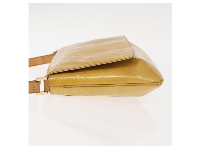 LOUIS VUITTON Borsa Thompson Street Monogram Vernis Beige M91301 LV Auth 147342 - vista 4