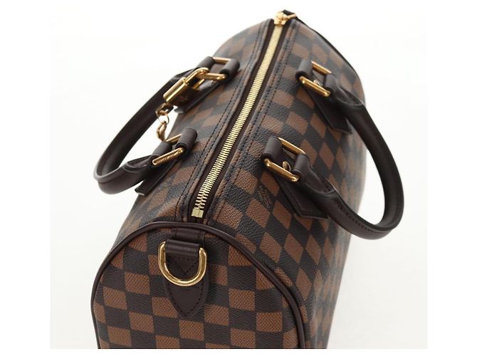 LOUIS VUITTON Bolsa Speedy Bandoulière 25 Damier Friendship N40772 Auth 140003SM Damier ebene - vista 6
