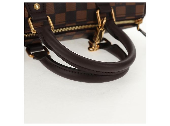 LOUIS VUITTON Bolsa Speedy Bandoulière 25 Damier Friendship N40772 Auth 140003SM Damier ebene - vista 7