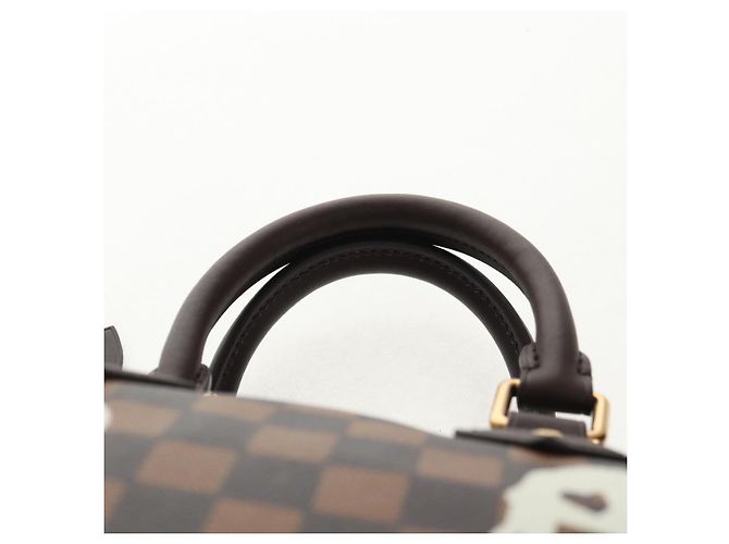 LOUIS VUITTON Bolsa Speedy Bandoulière 25 Damier Friendship N40772 Auth 140003SM Damier ebene - vista 8