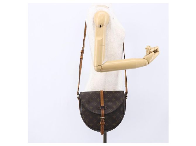 LOUIS VUITTON Borsa a Spalla Monogram Chantilly MM M51233 LV Auth 150451 Monogramma - vista 23