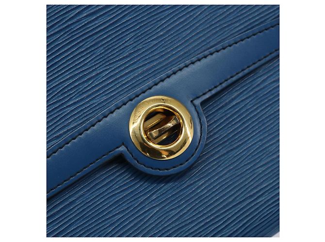 LOUIS VUITTON Epi Pochette Arche Sac à épaule Bleu M52575 LV Auth 150866 - vue 19