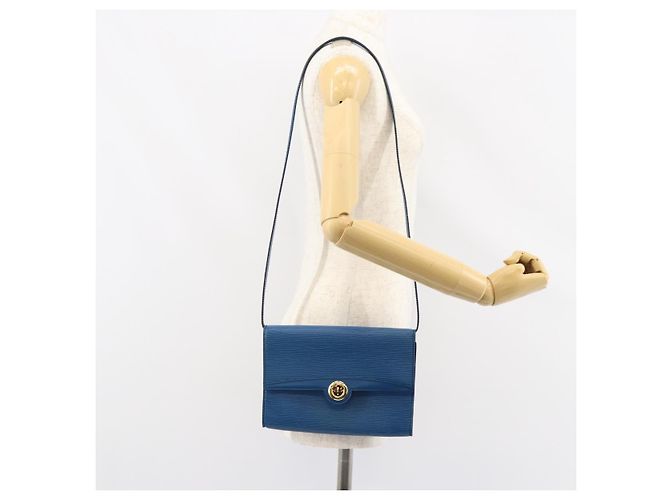 LOUIS VUITTON Epi Pochette Arche Sac à épaule Bleu M52575 LV Auth 150866 - vue 23