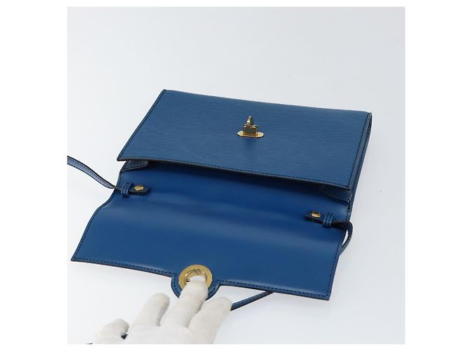 LOUIS VUITTON Epi Pochette Arche Sac à épaule Bleu M52575 LV Auth 150866 - vue 8