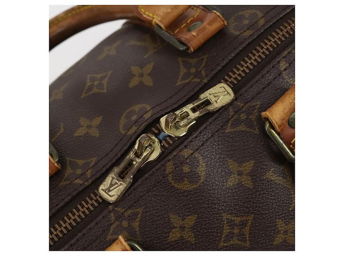 LOUIS VUITTON Borsa Boston Monogram Keepall 45 M41428 LV Auth 150933 Monogramma - vista 20