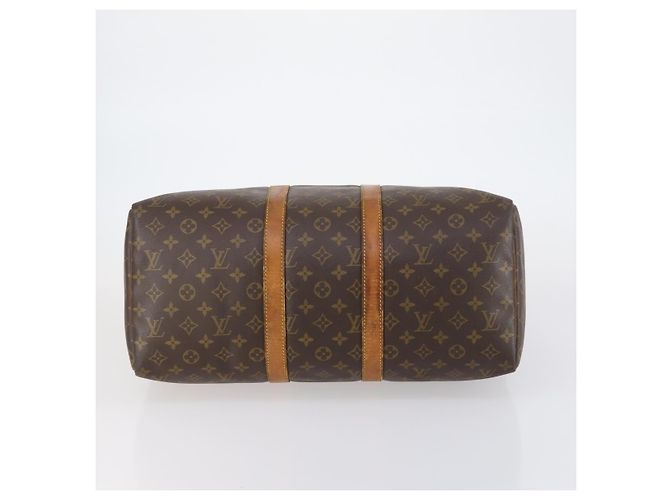 LOUIS VUITTON Borsa Boston Monogram Keepall 45 M41428 LV Auth 150933 Monogramma - vista 5