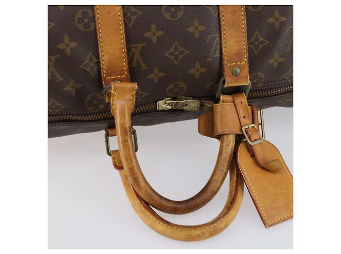 LOUIS VUITTON Borsa Boston Monogram Keepall 45 M41428 LV Auth 150933 Monogramma - vista 7
