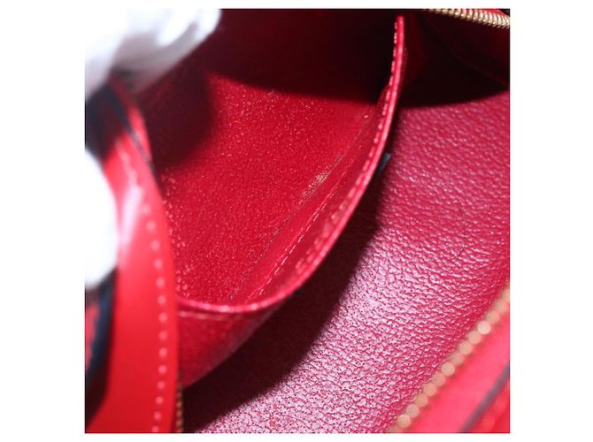 LOUIS VUITTON Pouch Epi Dauphine PM Rosso Castigliano M48447 LV Auth BA8366 - vista 11