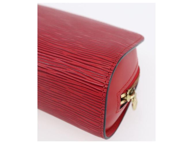 LOUIS VUITTON Pouch Epi Dauphine PM Rosso Castigliano M48447 LV Auth BA8366 - vista 15