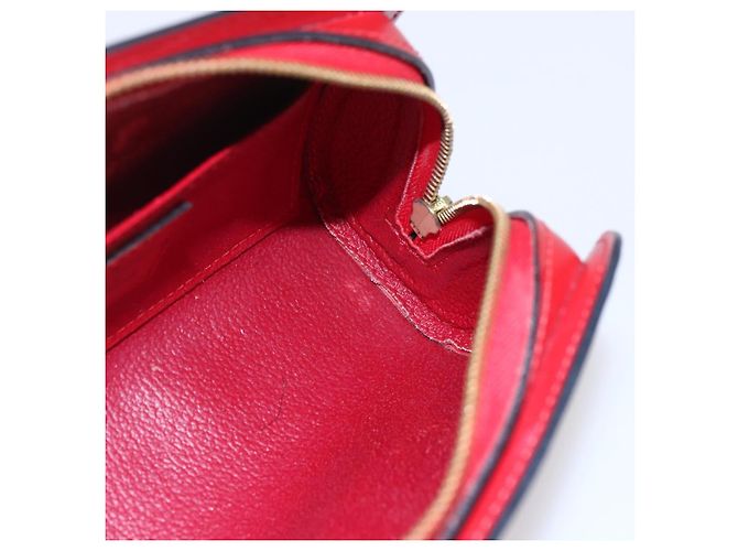 LOUIS VUITTON Pouch Epi Dauphine PM Rosso Castigliano M48447 LV Auth BA8366 - vista 17