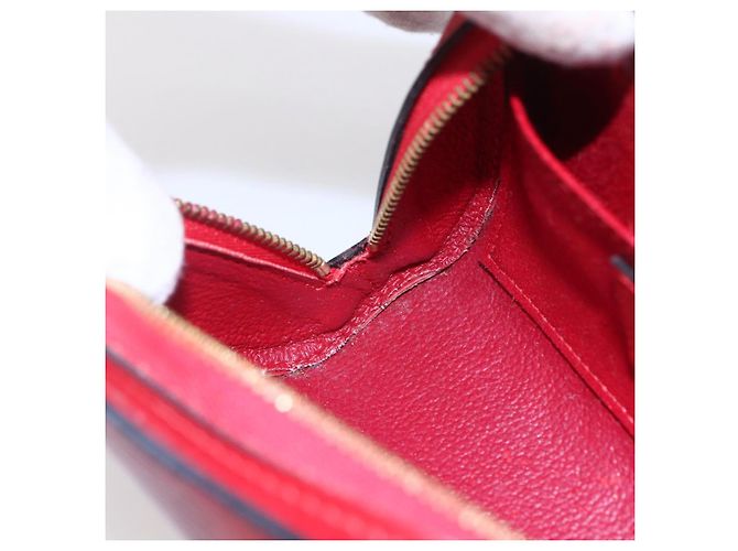 LOUIS VUITTON Pouch Epi Dauphine PM Rosso Castigliano M48447 LV Auth BA8366 - vista 18