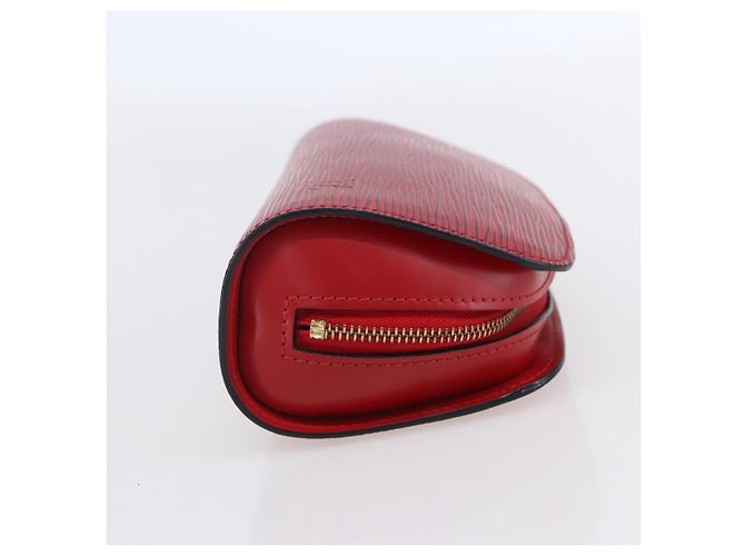 LOUIS VUITTON Pouch Epi Dauphine PM Rosso Castigliano M48447 LV Auth BA8366 - vista 4