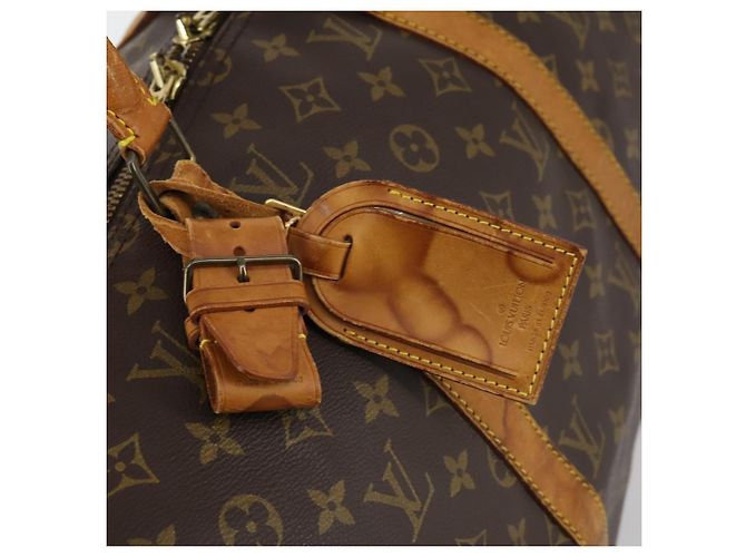 LOUIS VUITTON Borsa Boston Monogram Keepall 50 M41426 LV Auth 152782 Monogramma - vista 19