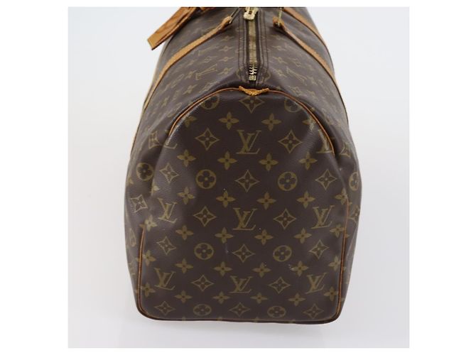 LOUIS VUITTON Borsa Boston Monogram Keepall 50 M41426 LV Auth 152782 Monogramma - vista 3