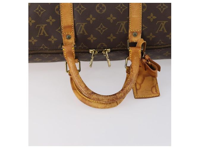 LOUIS VUITTON Borsa Boston Monogram Keepall 50 M41426 LV Auth 152782 Monogramma - vista 7