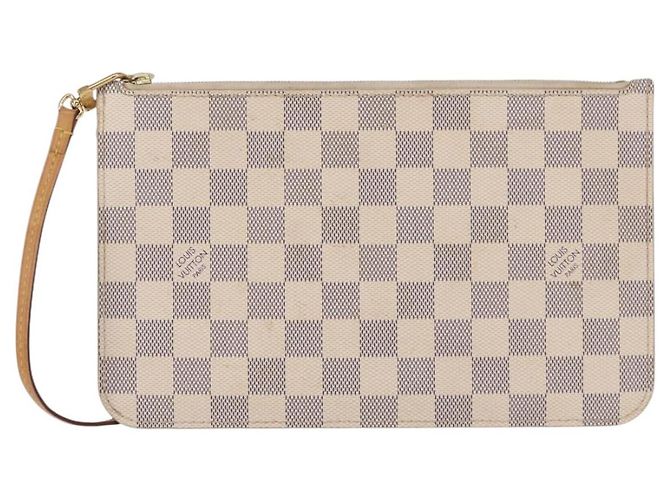 LOUIS VUITTON Pouch Neverfull MM Damier Azur Auth 153809 - vista 13