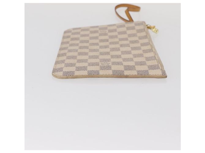 LOUIS VUITTON Pouch Neverfull MM Damier Azur Auth 153809 - vista 4