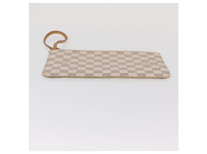 LOUIS VUITTON Pouch Neverfull MM Damier Azur Auth 153809 - vista 6