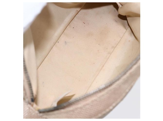 Pochette in pelle CHANEL Paris Biarritz oro CC Auth BA8468 D'oro - vista 11