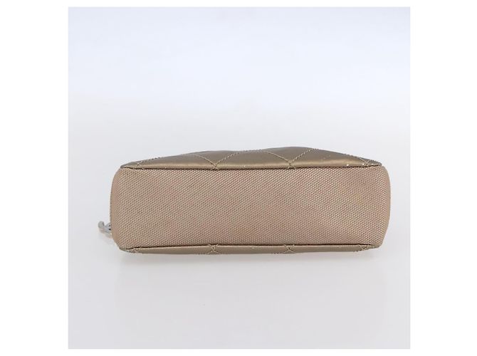 Pochette in pelle CHANEL Paris Biarritz oro CC Auth BA8468 D'oro - vista 6