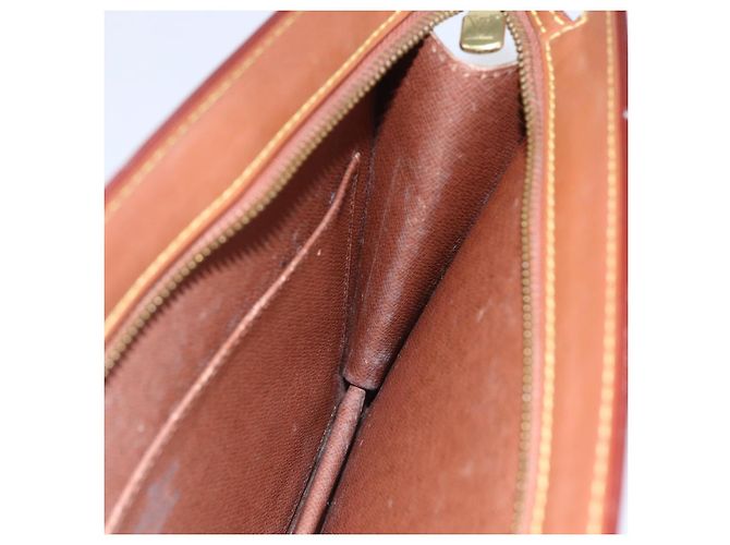 LOUIS VUITTON Pochette Uomo Epi Borsa Marrone Zipangu Oro M52528 LV Auth BA8330 - vista 18