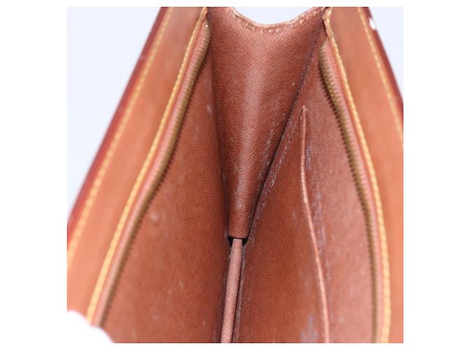 LOUIS VUITTON Pochette Uomo Epi Borsa Marrone Zipangu Oro M52528 LV Auth BA8330 - vista 19
