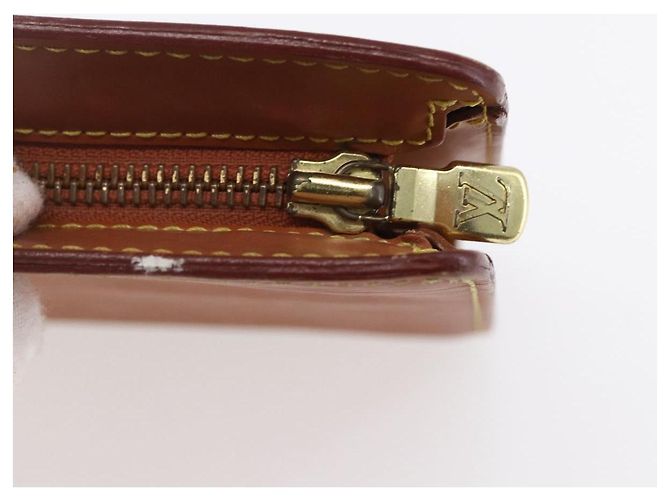 LOUIS VUITTON Pochette Uomo Epi Borsa Marrone Zipangu Oro M52528 LV Auth BA8330 - vista 8